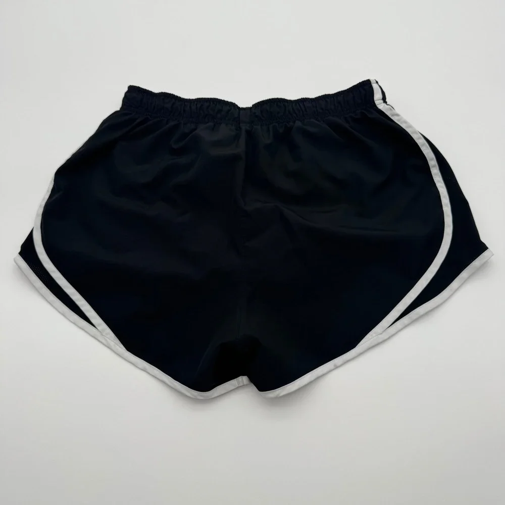 Nike M Dri-FIT Tempo Running Shorts Black White‎ Womens Medium